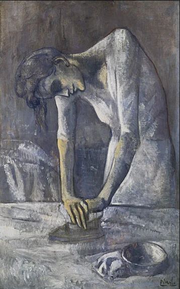 Mujer planchando, de Picasso