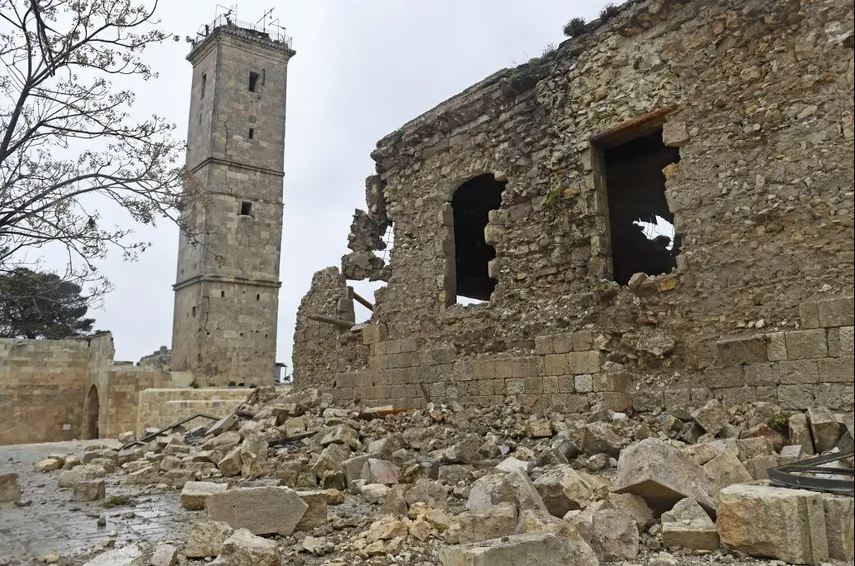 ciudad vieja de Alepo daños sismo