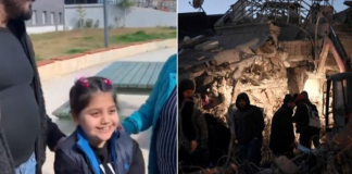 Padre jugaba piedra, papel y tijera con su hija mientras estaban bajo los escombros tras terremoto en Turquía