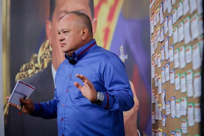 Diosdado Cabello amenaza con una ley para inhabilitar “para toda la vida” a opositores