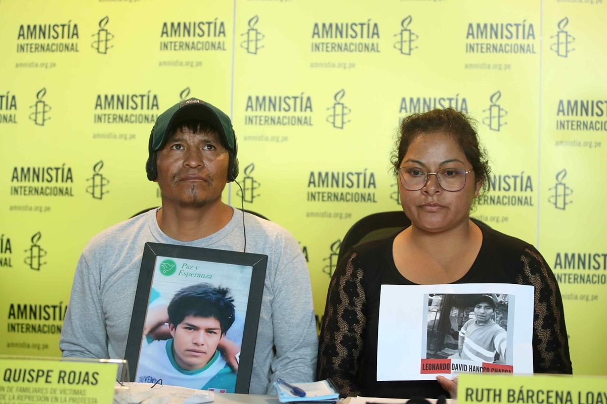 Familiares de fallecidos en las protestas de Perú exigen justicia y memoria