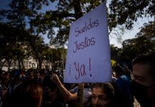 protestas Trabajadores universitarios comenzaron el paro de 48 horas por salarios justos y reivindicaciones