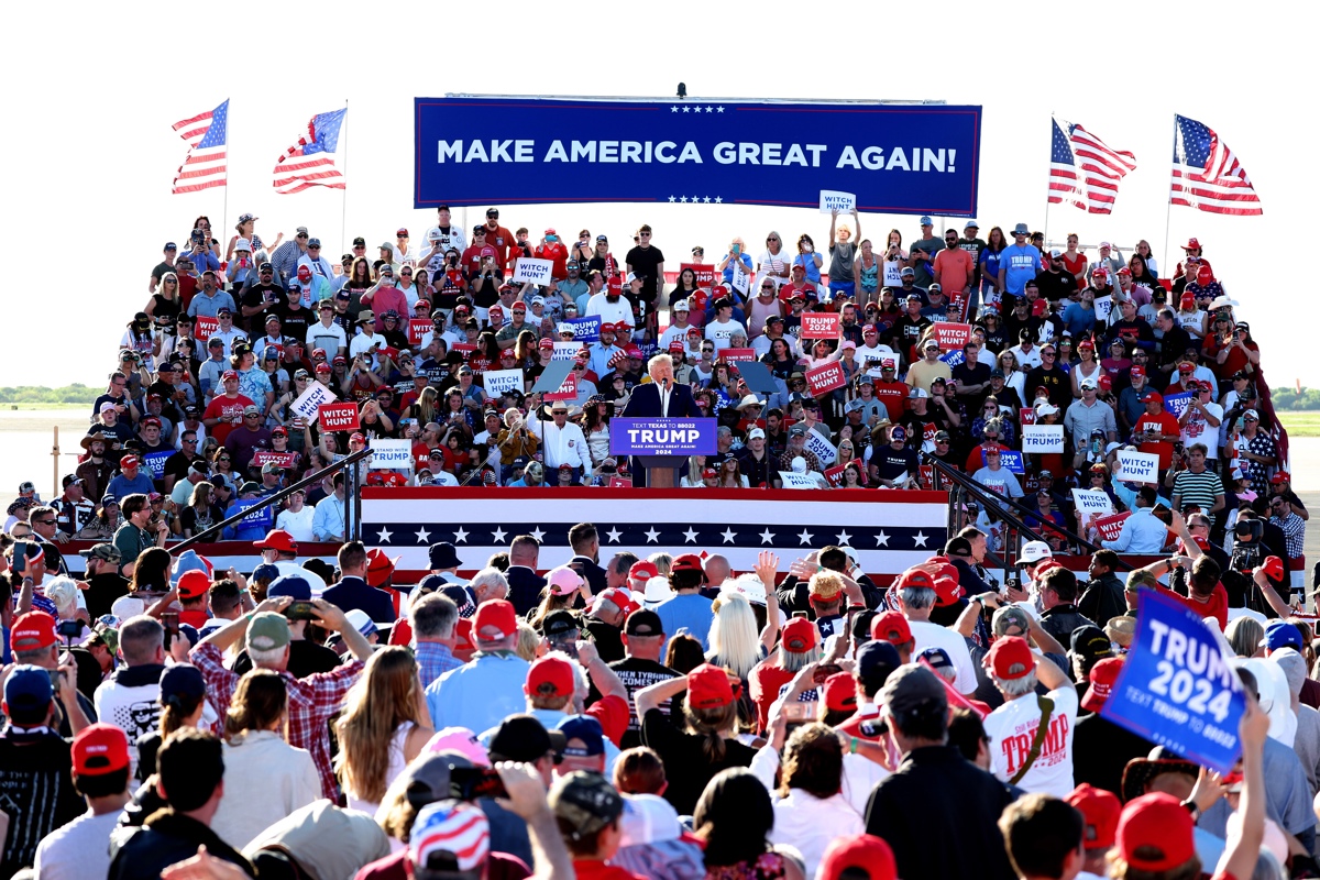 Make America Great Again Rally in Waco, Texas