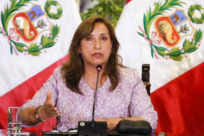 Presidenta de Perú Dina Boluarte