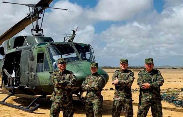 Helicóptero en Colombia