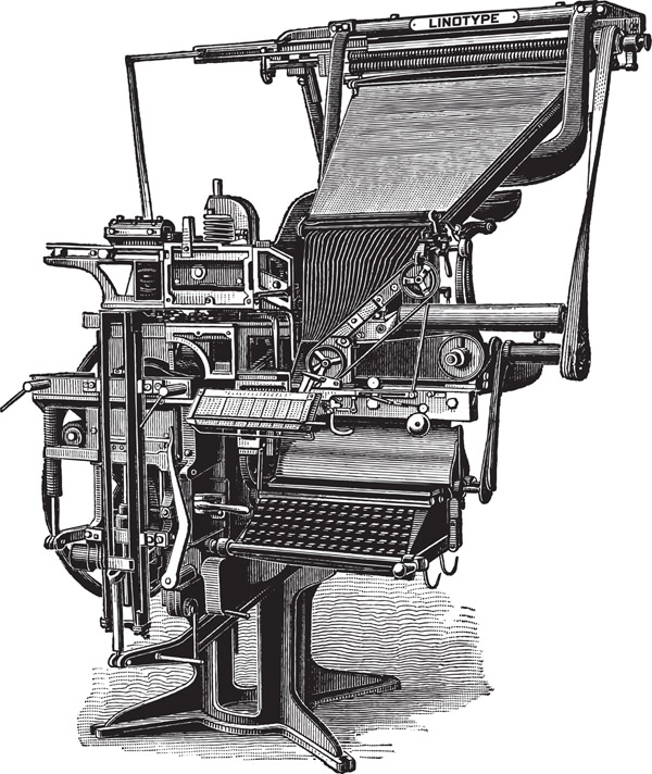 LINOTIPIA INVENTADA POR OTTMAR MERGENTHALER