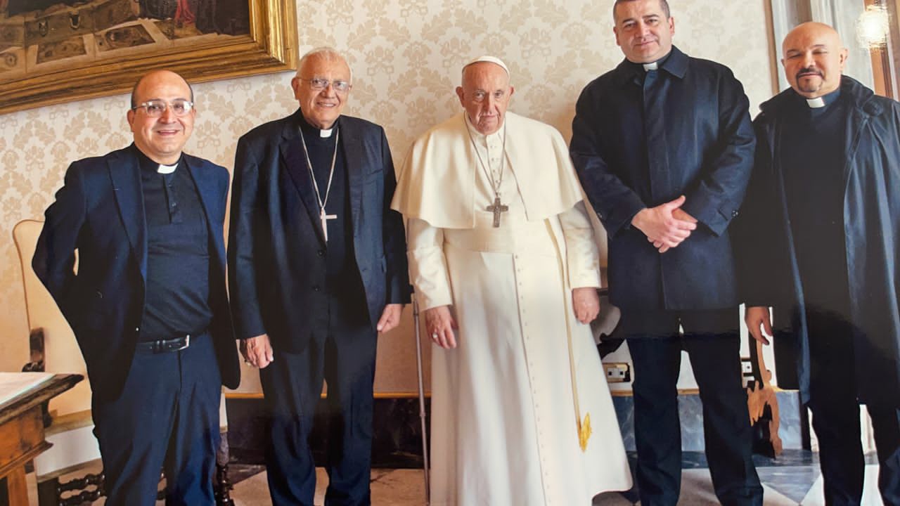 Pope Francis receives Cardinal Baltazar Porras in a private audience