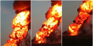 Se incendió un tramo de un oleoducto de Pdvsa en Portuguesa