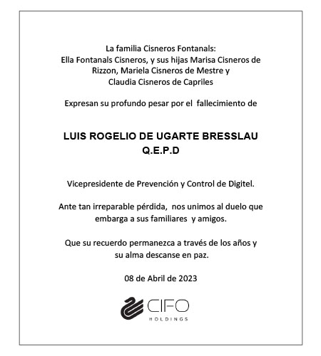 Obituario Luis Rogelio De Ugarte Bresslau 4