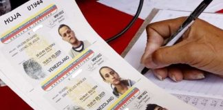nueva cédula de identidad en Venezuela