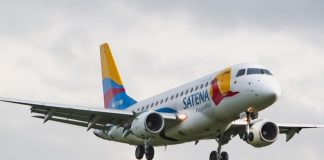 Colombiana Satena anunció ruta entre Barranquilla y Caracas