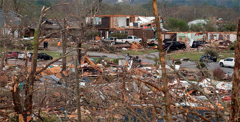 Al menos 9 muertos por tornados en el medio oeste y sur de Estados Unidos