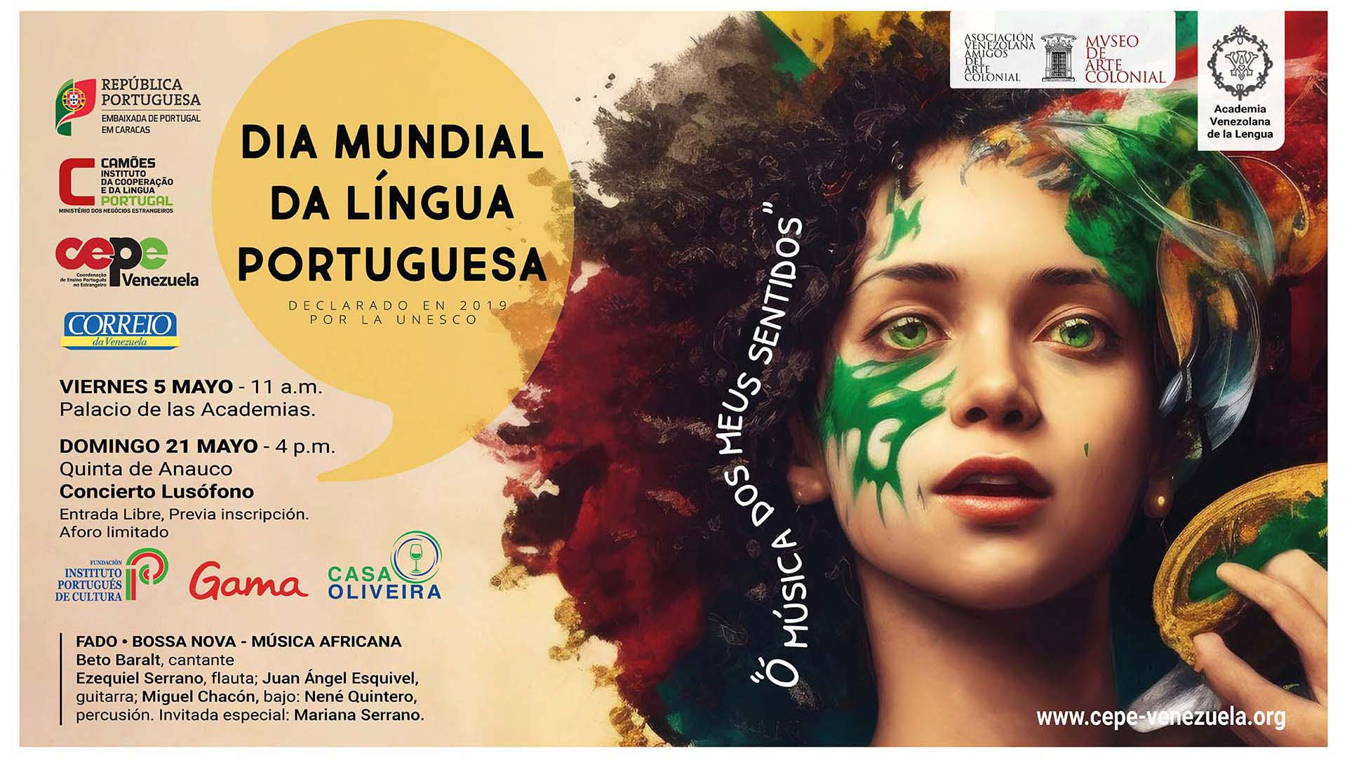 Día Mundial de la Lengua Portuguesa venezuela