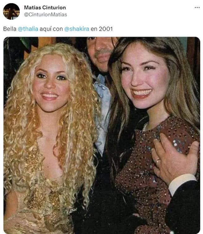 Shakira y Thalía