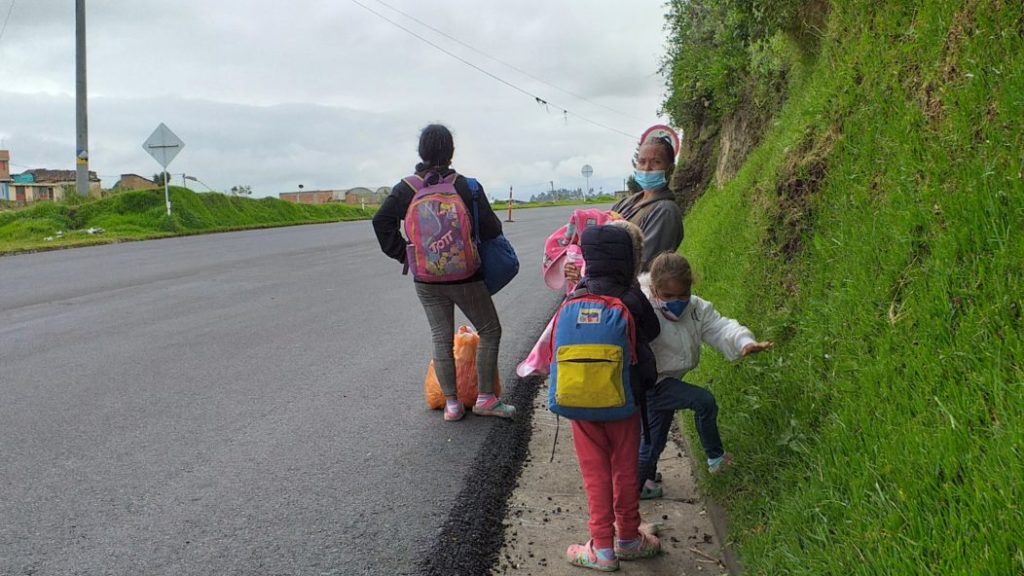 niños venezolanos en Colombia