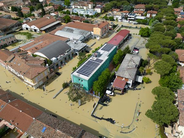 inundaciones en Emilia Romaña - Italia