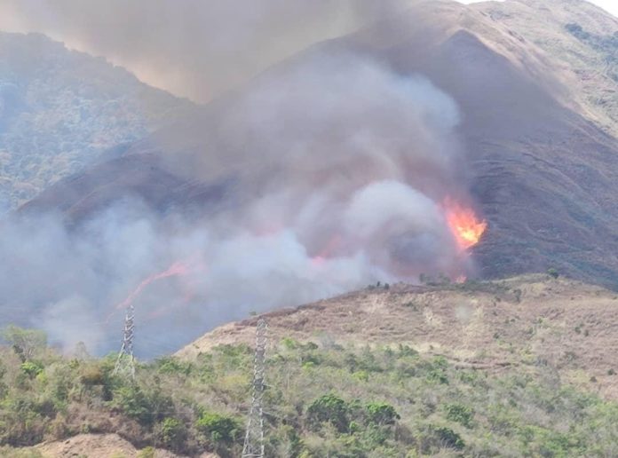 incendios forestales en Caracas
