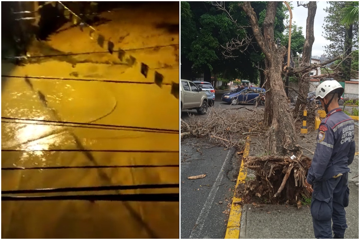 Intensas lluvias causaron estragos en zonas de Miranda