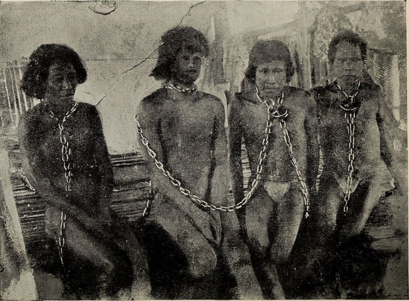 Los indígenas de la amazonía fueron esclavizados durante el "boom del caucho" a principios del siglo XX.