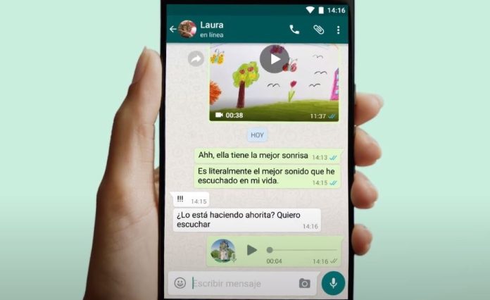 WhatsApp videomensajes