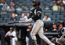 El cubano Luis Robert participó en el triunfo de Medias Blancas