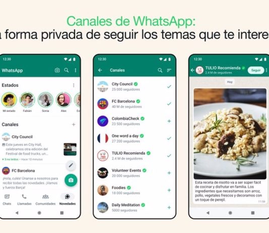WhatsApp Canales