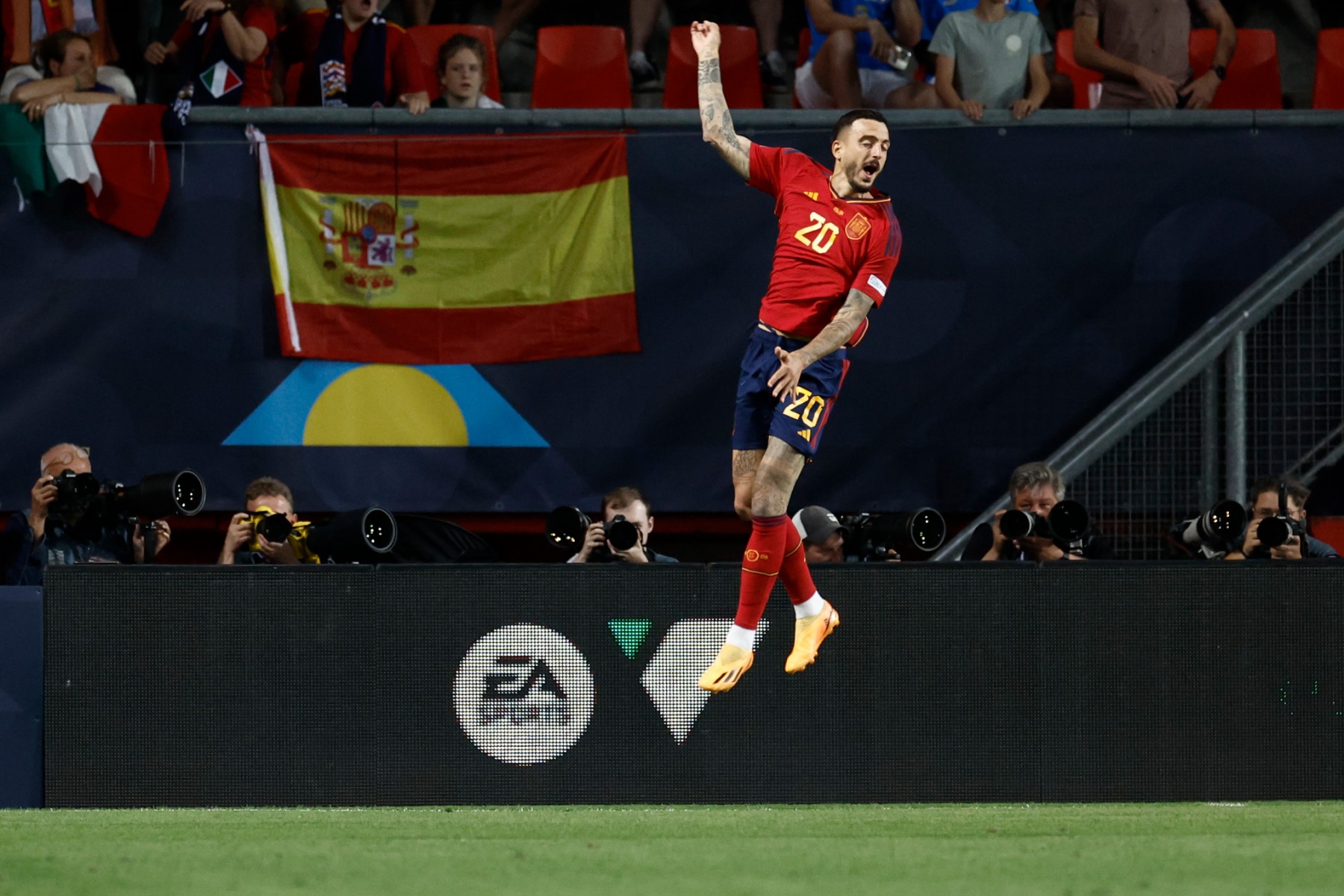 Joselu mete a España en la final de la Liga de Naciones