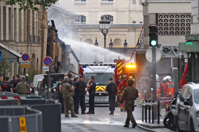 Explosión de gas en París