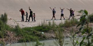 Migrantes en frontera Sur