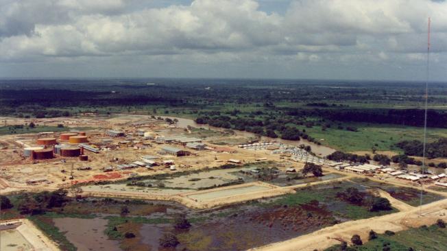 Panorámica del campo petrolero Caño Limón, que opera Occidental de Colombia, en Arauca. Foto: El Tiempo