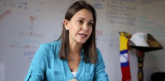 Mercosur UE La dirigente opositora venezolana, María Corina Machado
