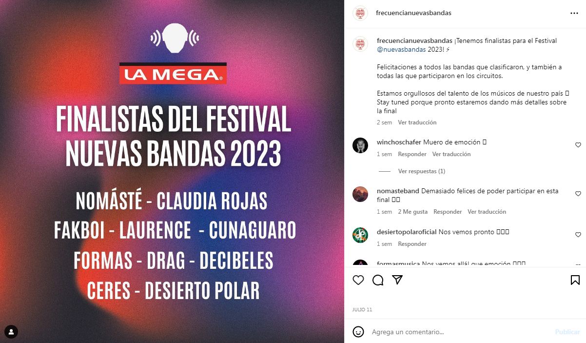 Festival Nuevas Bandas