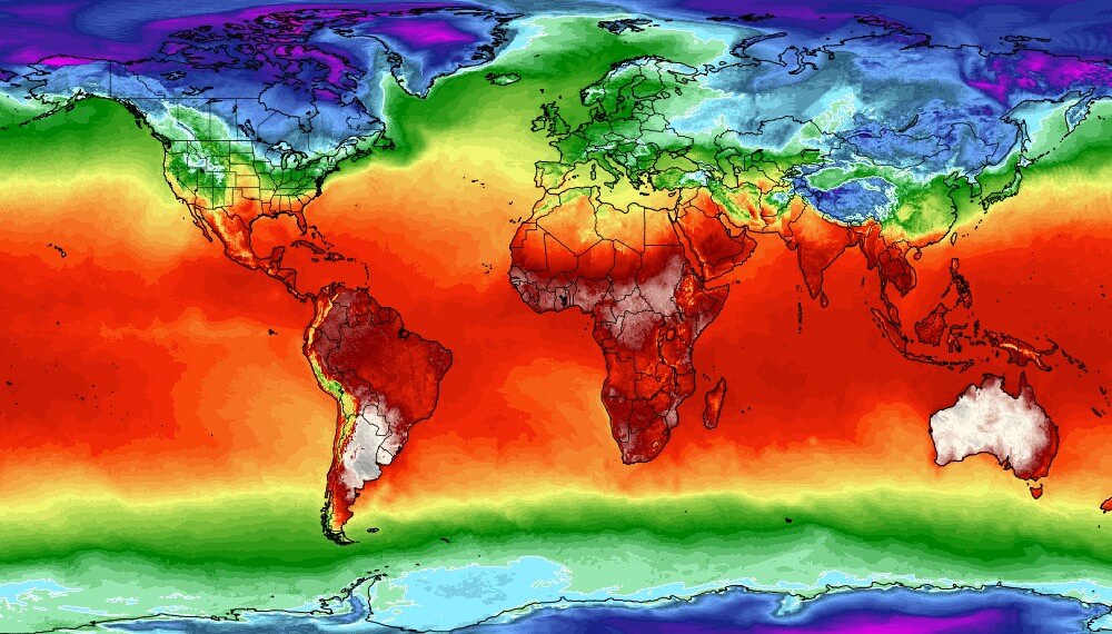 ¿Cómo se establecen los récords diarios de calor en el mundo?