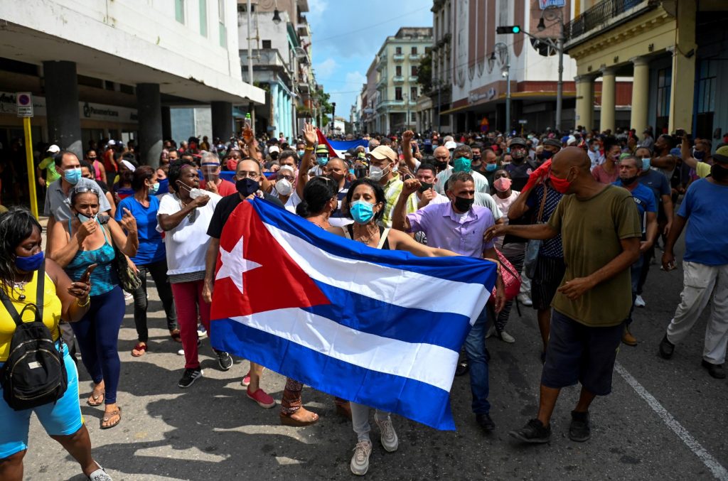 Crisis en Cuba y protestas