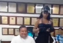 Stripper en la UNESR escándalo Palo Verde
