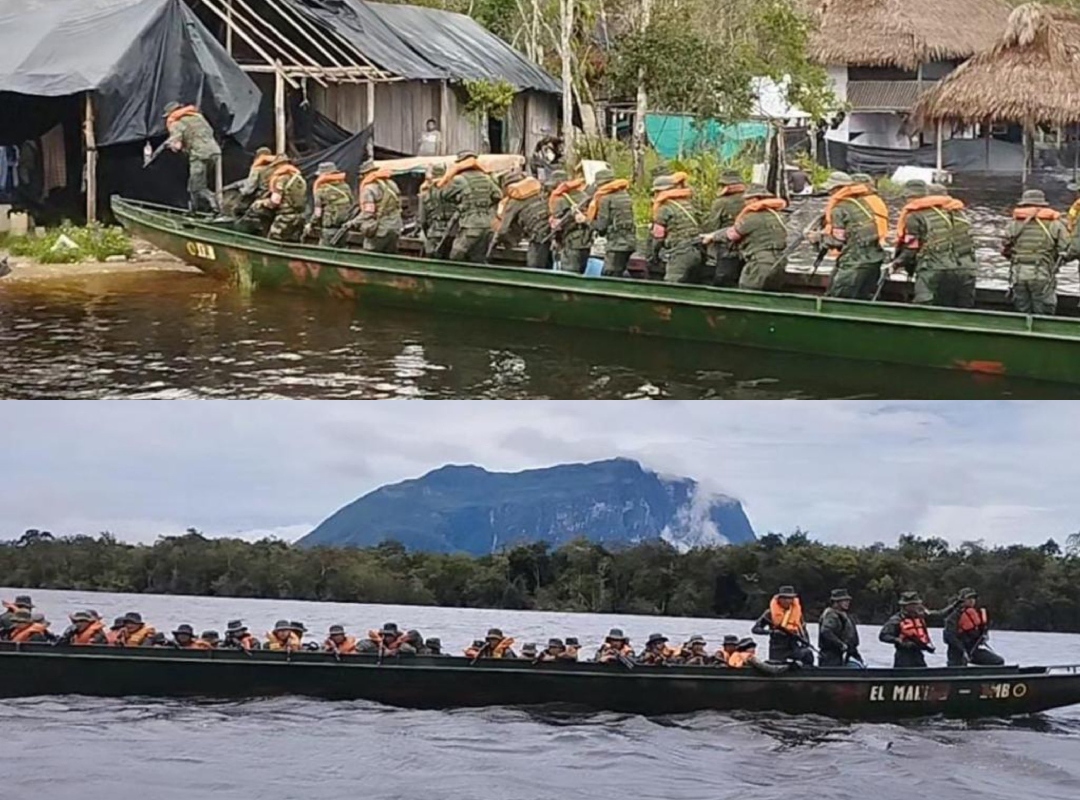 La Fuerza Armada comenzó un plan de evacuación en minas de Amazonas