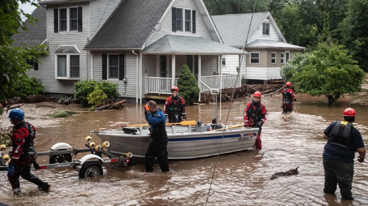 Estados del noreste de EE UU en alerta por las inundaciones