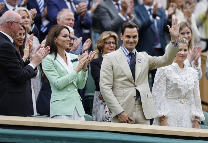 homenaje Wimbledon Federer
