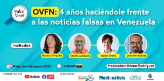 Observatorio Venezolano de Fake News celebra su 4º aniversario