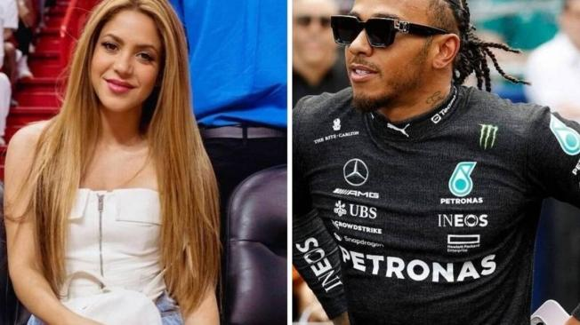 Shakira, cada vez más cerca de Lewis Hamilton