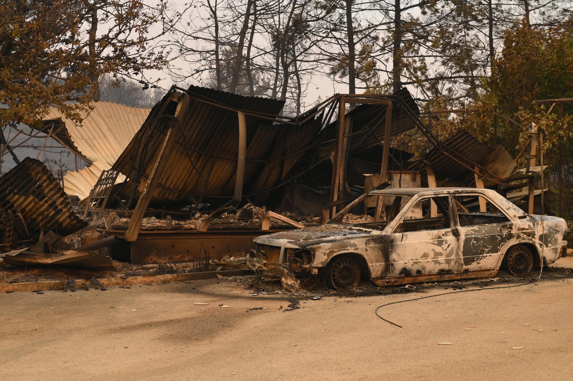 Wildfire in Alexandroupolis, Greece