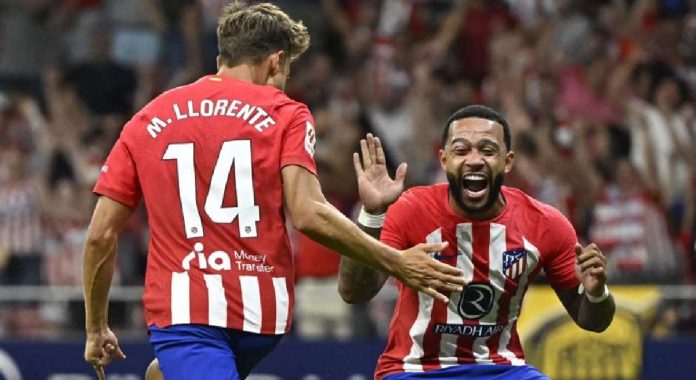 El Atlético de Madrid golea 3-1 al Granada en su debut liguero y se pone líder