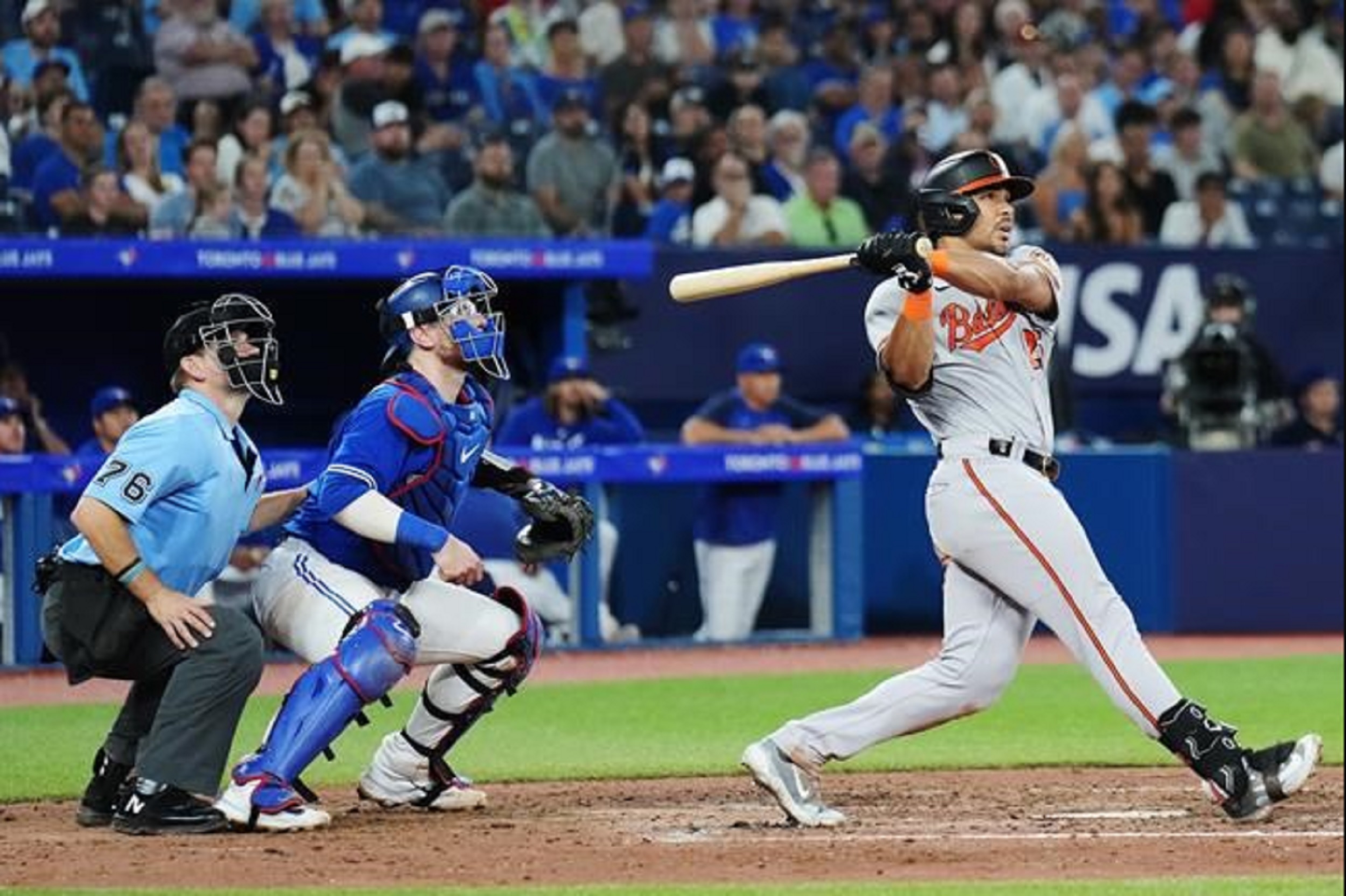 Grand slam de Anthony Santander contribuyó a la victoria de los Orioles