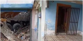 Convoy chocó contra una casa en Margarita: una niña y varios militares heridos