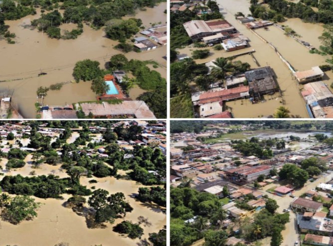 Cerca de 2.000 familias afectadas en Bolívar por desbordamiento del río Uairén