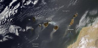 Satélite de la Nasa encontró extraños hallazgos en las Islas Canarias