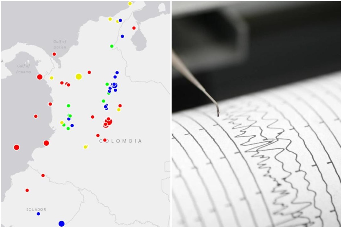 En Colombia se registraron más de 60 temblores en un día: estos fueron los más fuertes