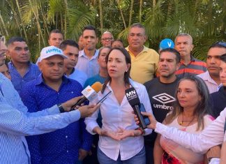María Corina Machado represión y hostigamiento en Monagas