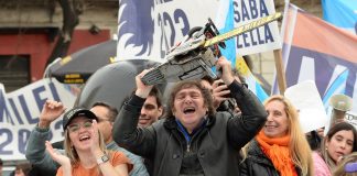 Argentina, elecciones motosierra Milei