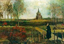Van Gogh - Jardín rectoral en Nuenen en primavera